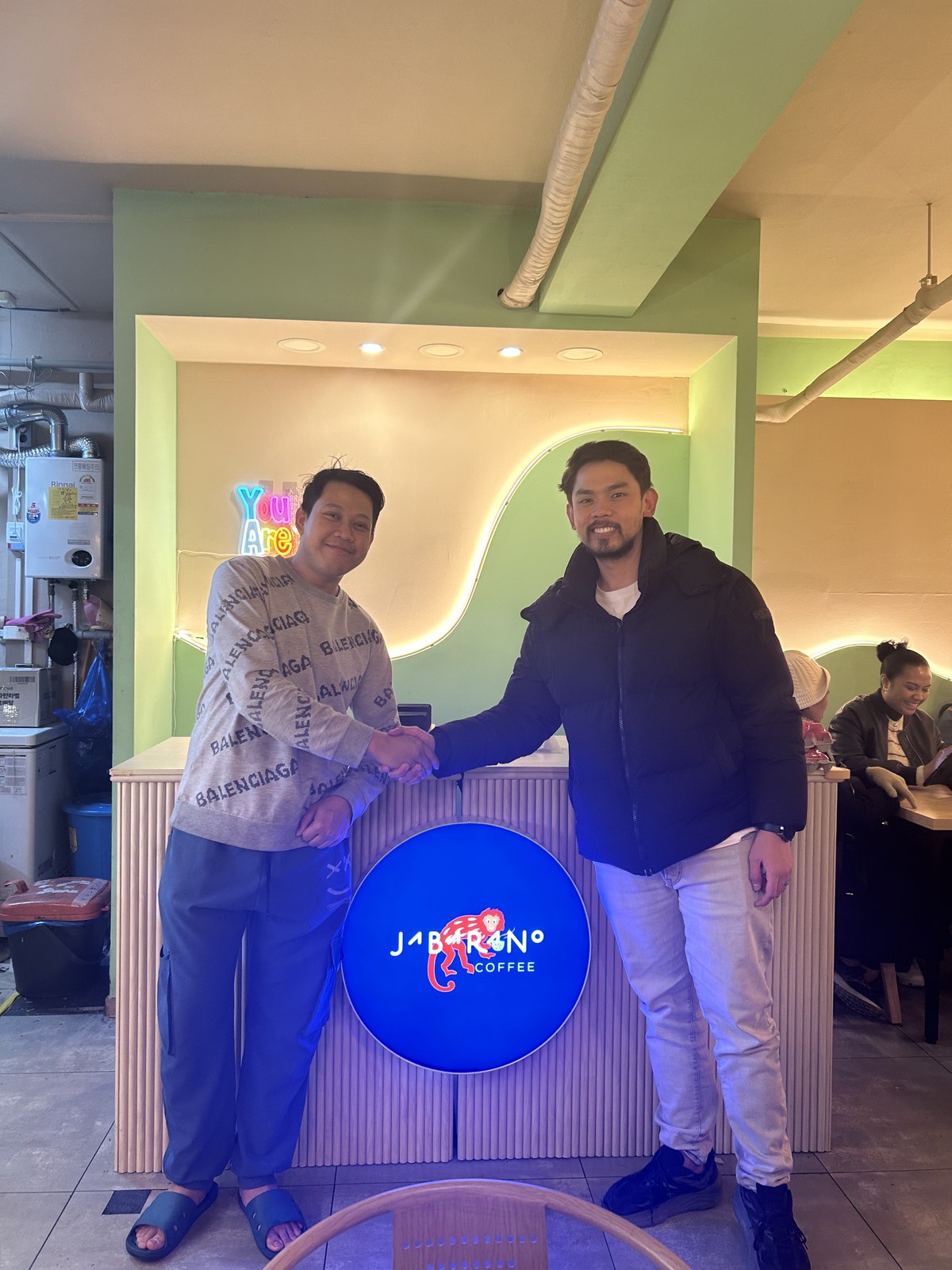 Jabarano Coffee partnership, Seoul