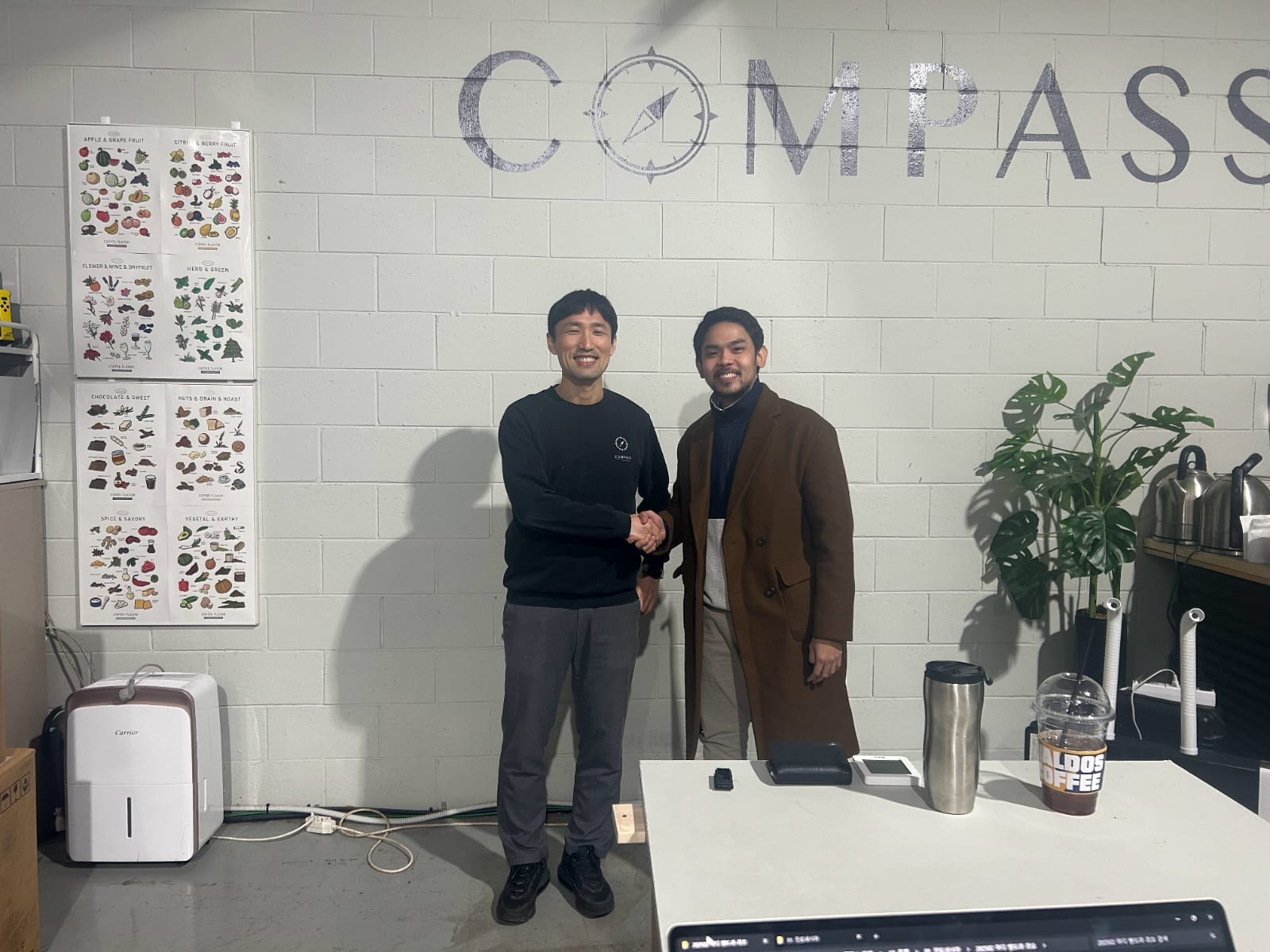 Compass Coffee partnership, Seoul